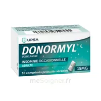 Donormyl 15 Mg Comprimés Pelliculés Sécables T/10 à NEUILLY SUR MARNE