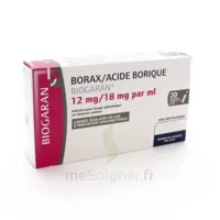 Borax/acide Borique Biogaran 12 Mg/18 Mg/ml, Solution Pour Lavage Ophtalmique En Récipient Unidose à NEUILLY SUR MARNE