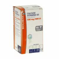 Calcium Vitamine D3 Biogaran 500 Mg/400 Ui, Comprimé à Sucer à NEUILLY SUR MARNE